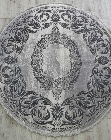 Ковер турецкий 36567A Amatis Lux (Акрил, серый)