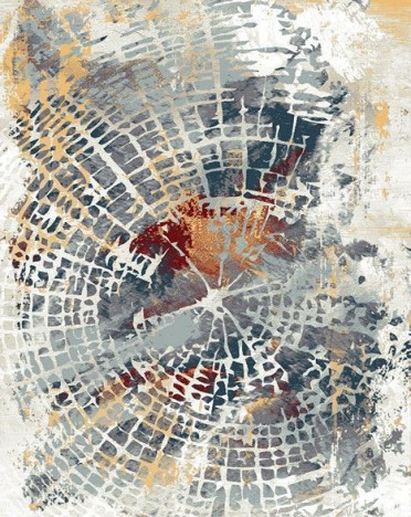 Ковер монгольский 6A1543-29 Hunnu (Шерсть, бежевый, серый)