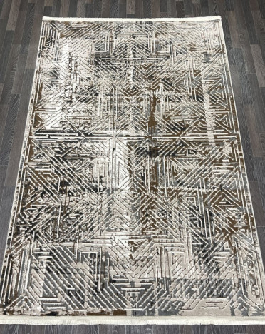 Ковер турецкий 40632A AURA (Акрил, бежевый, серый)