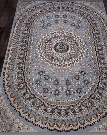 Ковер российский D504 SIERRA (Полипропилен, голубой)