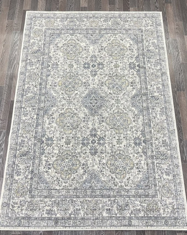 Ковер бельгийский 820266294 PRISMA (Вискоза, серый, кремовый)