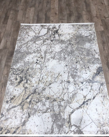 Ковер турецкий JG78C Elexus Olimpos (Бамбуковый шелк, бежевый, серый)