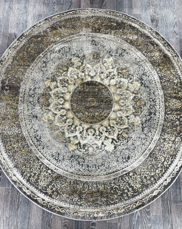 Ковер турецкий A3503A Lisa (Полиэстер, серый)