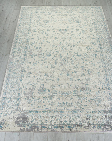 Ковер российский MP25 OMBRE (PP Heatset Высокоплотный, голубой, кремовый)