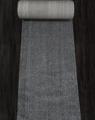 Ковер российский T600 Меринос (Фризе, черный)