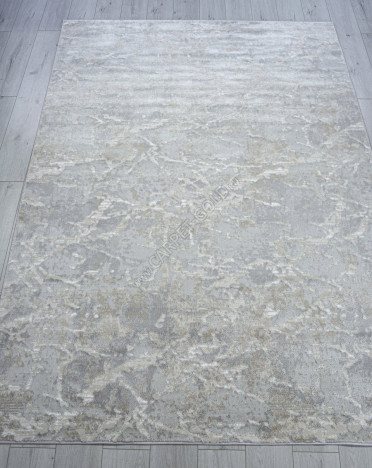 Российский ковер Меринос SPRING MP09 (PP Heatset Высокоплотный, бежевый, серый)