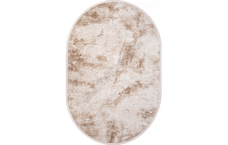 Ковер SI025B - BROWN / BROWN - Овал - коллекция LISSABON