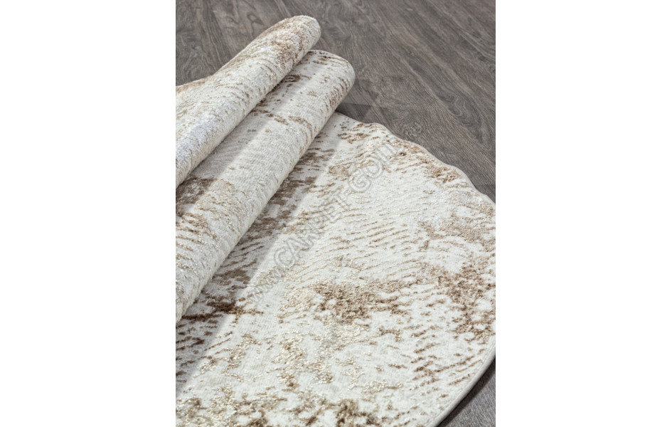 Ковер O1700 - 665 CREAM / VIZON - Овал - коллекция ANTEP