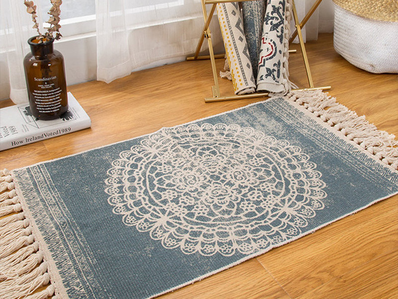 Классический ковер из хлопка