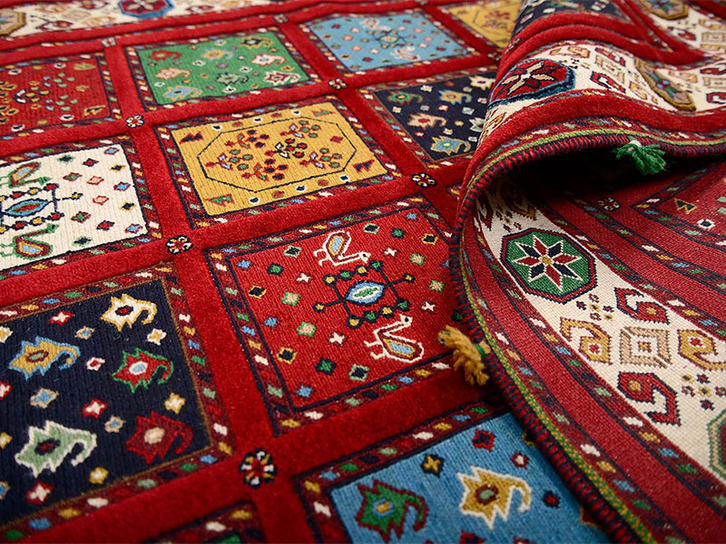 Неравномерность расцветки в ручном ковре